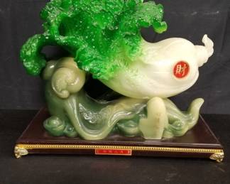 Lot # : 169 - Resin bok choy sculpture
