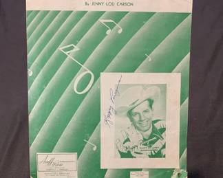 Lot # : 173f - Happy Perryman western swing musician original
