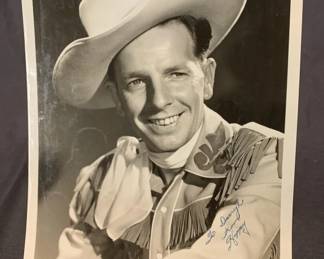 Lot # : 168f - Happy Perryman country western musician original circa.
