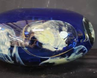 Lot # : 166 - HLAVA signed mid century modern art glass vase
