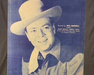 Lot # : 175f - Red Murrell western swing musician original 1945
