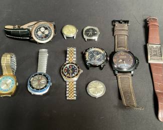 Lot # : 107 - Group of men’s wrist watches
