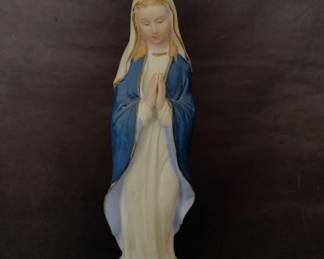 Lot # : 263f - Vintage bisque "Virgin Mary" religious statue

