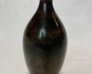 Lot # : 147f - Vintage bronze flower bud vase
