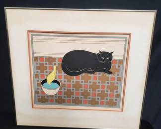 Lot # : 111 - Will Barnet signed and framed lithograph
