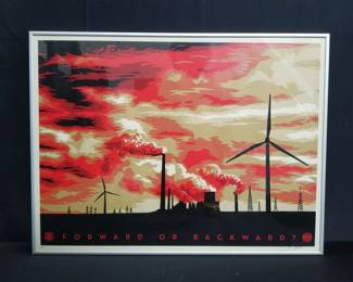 Lot # : 96 - Pencil signed framed Shepard Fairey's artist
