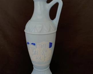 Lot # : 261f - Vintage 1961 blue Grecian ewer - Plato, Socrates
