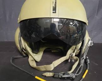 Lot # : 155 - Vintage flight helmet
