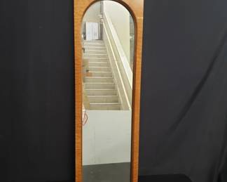 Lot # : 116 - Deco tiger maple wall hanging mirror
