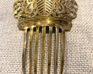 Victorian hair comb