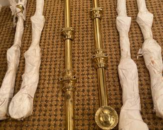 New solid brass cremone bolts