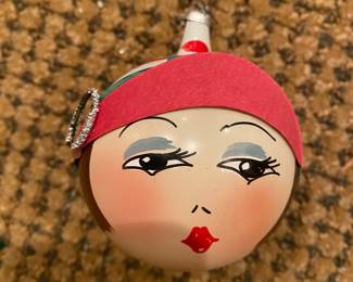 Vintage Carlini glass ornament