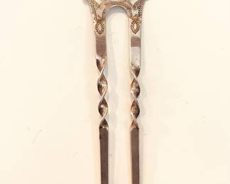 Sterling silver hair pin