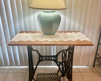Singer sewing machine base table