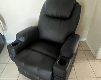 Black manual recliner