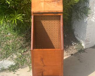 Antique potato and onion bin