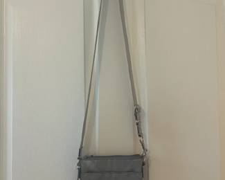 Gray/Silver Coach crossbody