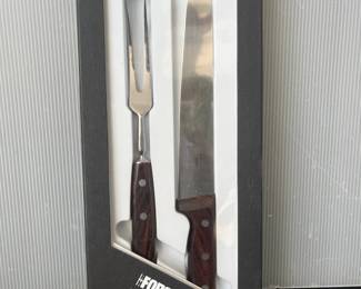 RH Forschner knife and fork set