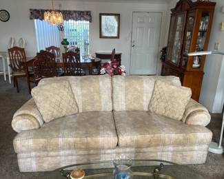 3pc fabric set:
Oversize chair, sofa, and loveseat - as is, priced to sell!