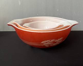 Set of 3 Autumn Harvest Cinderella Mixing Bowls