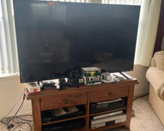Entertainment cabinet, 45” x 19” x 23”
54” Roku TV model 55S431 (TV not available for pre-sale)