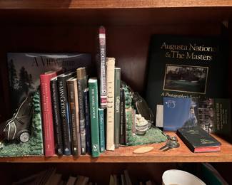 Golf memorabilia and books