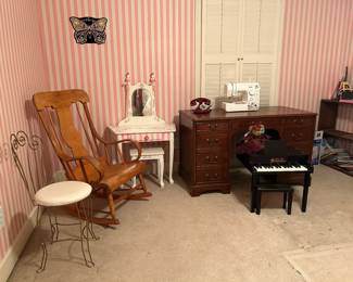 Brother Sewing Machine, Vanity, Desk, Piano