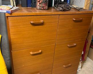 Wooden File Cabinet