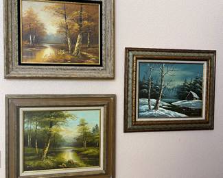 Original oil paintings by Charles Whitlam (born 1929)