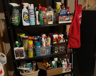 All the household cleaners!