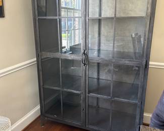 Industrial Metal and Glass Cabinetry 