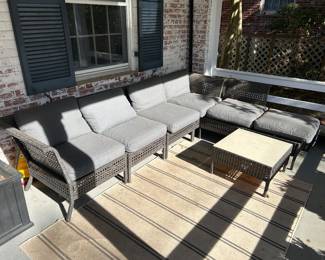 Outdoor Sectional with Table