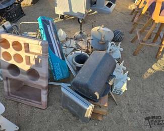 2126  National Pressure Cooker, Electric Barbecue, Outdoor Wall Lights 