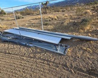 4026  Garage Door with Tracks and Motor 