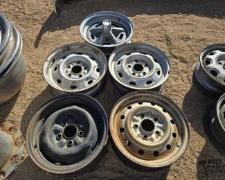 2046  Five 5 Lug Wheels 