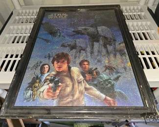 3316  Framed Star Wars The Empire Strikes Back Puzzle 