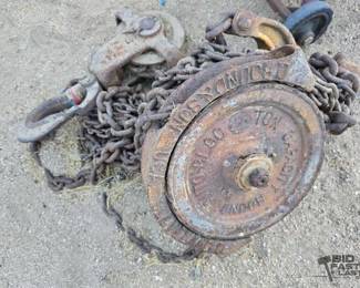 2116  D Round  Son 3 Ton Chain Hoist 