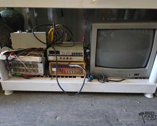 3226  Sanyo TV, Simpson Digital Multimeter, DSI 5600A Frequency Counter, SciMaTech ML1300 Synchronous 