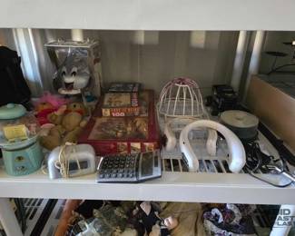 3236  Puzzles, Music Box, Troll, Hersheys Kiss Dispenser 