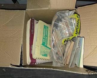 3356  Road Atlases, Blue Chip Savings Books, 1963 Chevrolet Corvair Owners Guide, TV Guides 