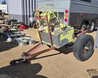 500  Trailer with Fire Hose and Tank 