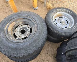 2106  4 VW Wide 5 Wheels with Tires 
