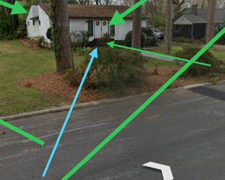 Just passed Leland Ave on the left. 
Come On!