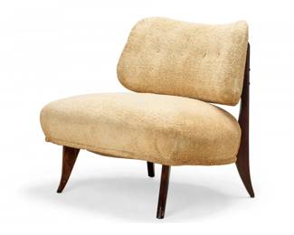 Robsjohn-Gibbings style slipper chair