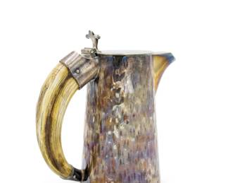 Hukin & Heath Aesthetic silverplate pitcher, possibly Christopher Dresser