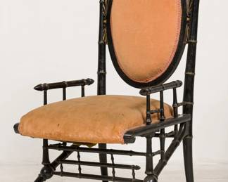 Huntzinger 19th c. American Aesthetic chair