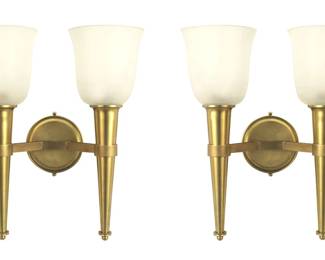 Pair of Jean Perzel sconces