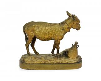 Evgeny Aleksandrovich (Russian,  1848-1886), gilt bronze sculpture