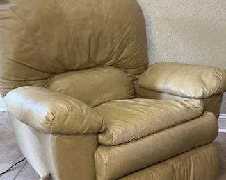 Faux Leather Rocker Recliner