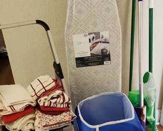Laundry And Floor Duty. Ironing Board, Iron And More